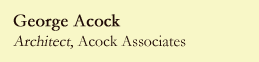 George Acock, Acock Associates